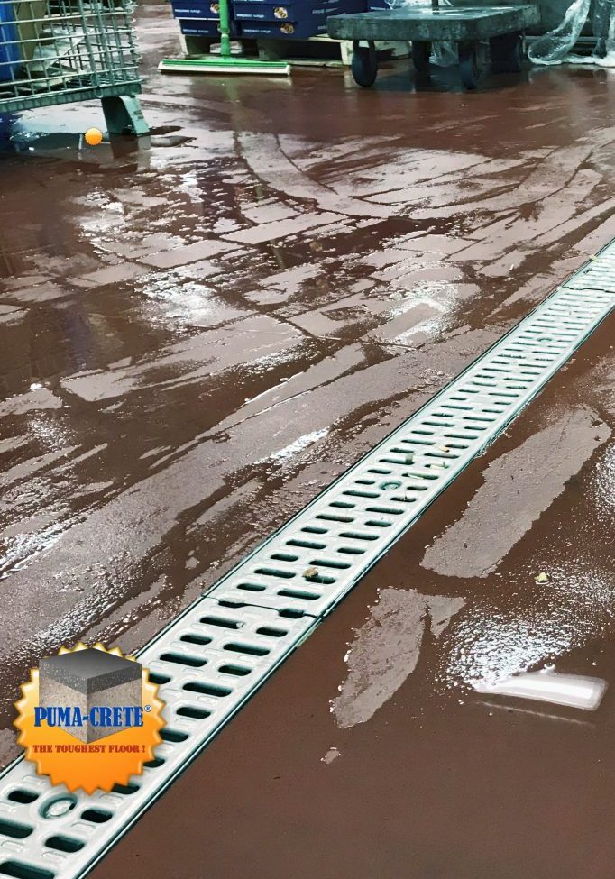 PumaCRETE food processing floor Winery